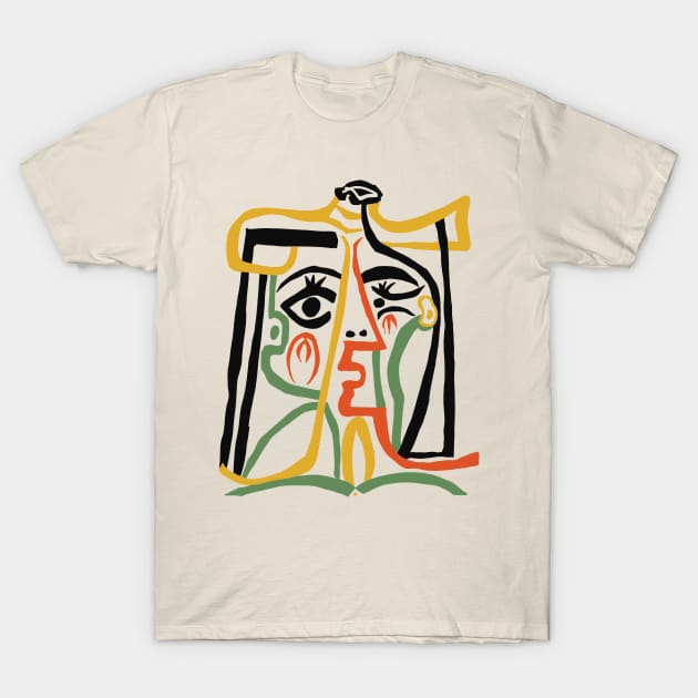 Picasso - Woman's head #2 T-Shirt by shamila